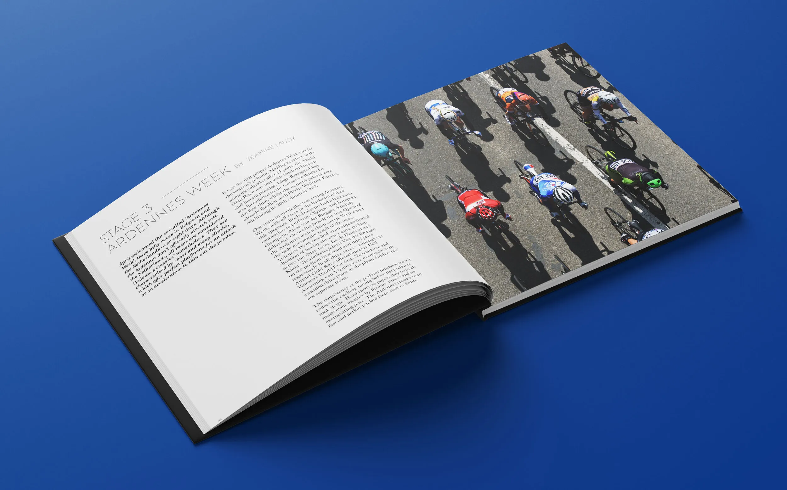 Stage chapter for Velofocus Image and Copy layout for Velofocus review